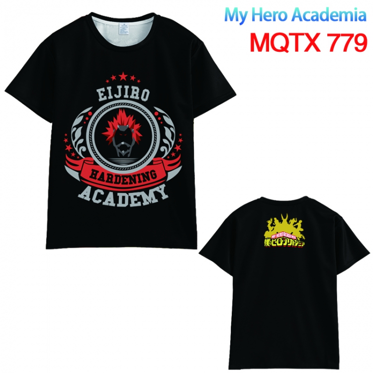 My Hero Academia Full color printed short sleeve t-shirt 10 sizes from XXS to XXXXXL MQTX779