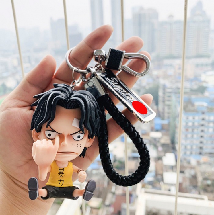 One Piece Portgas D Ace Key Chain