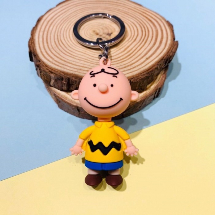 Snoopys Story Charlie Brown Cartoon character key ring pendant Style C