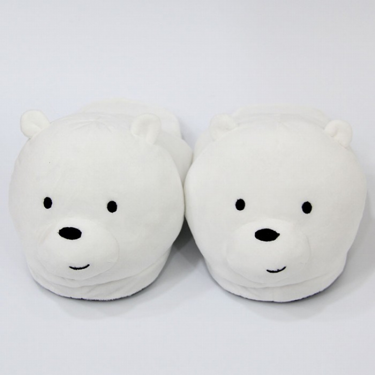 We Bare Bears Half bag shoes plush shoes slippers 28CM 0.3KG Style A