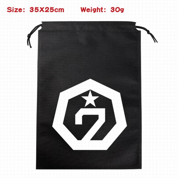 GOT7 Canvas drawstring storage pouch bag 35X25CM 30G Style 1