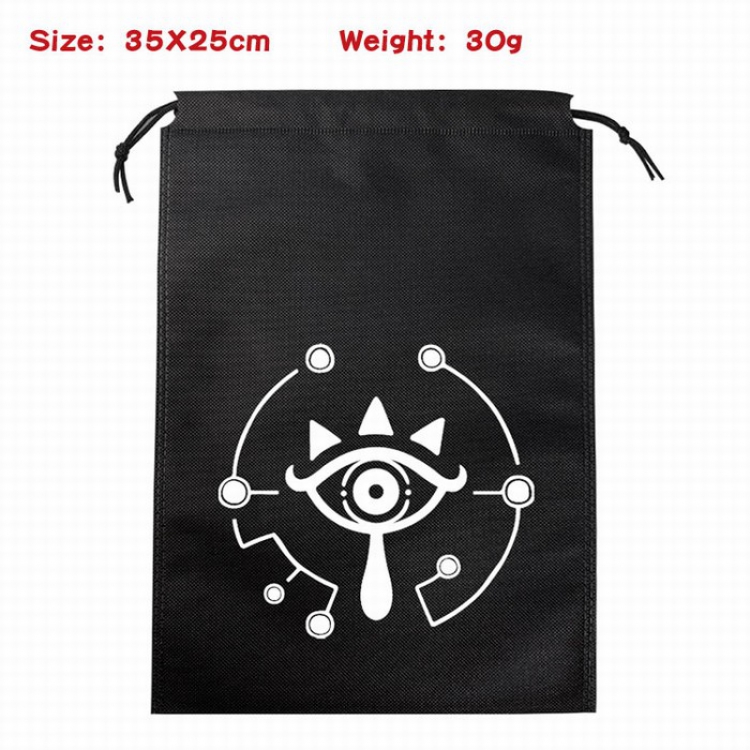 The Legend of Zelda Canvas drawstring storage pouch bag 35X25CM 30G Style 4