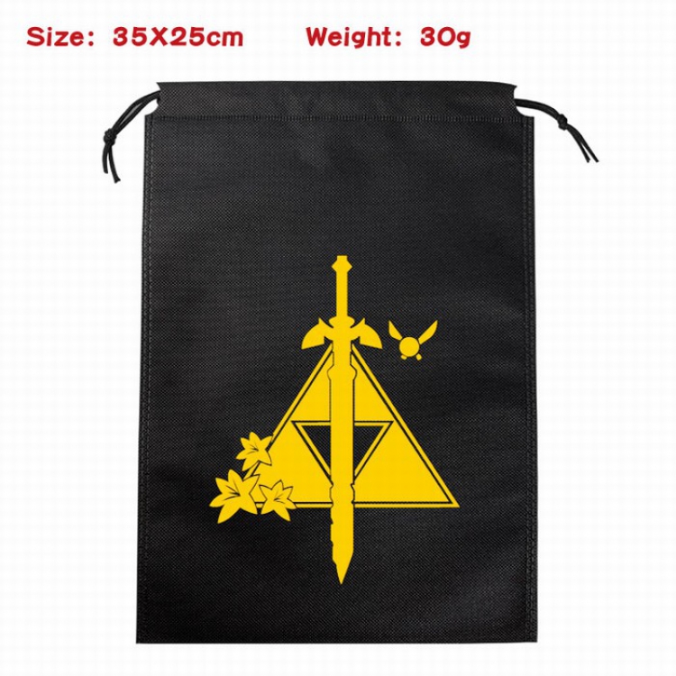 The Legend of Zelda Canvas drawstring storage pouch bag 35X25CM 30G Style 3