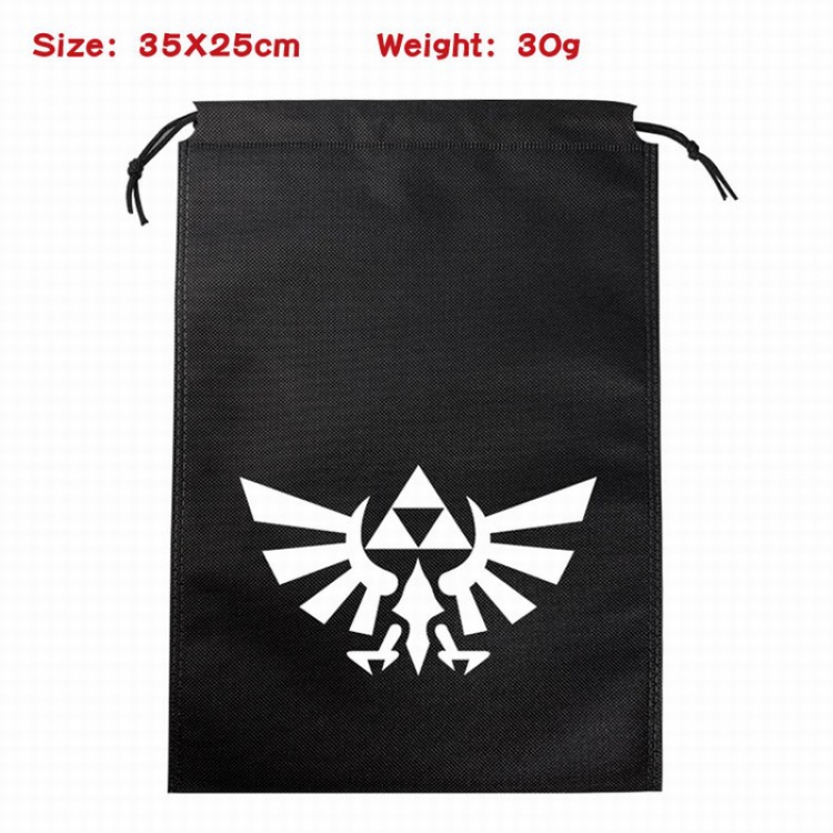 The Legend of Zelda Canvas drawstring storage pouch bag 35X25CM 30G Style 6