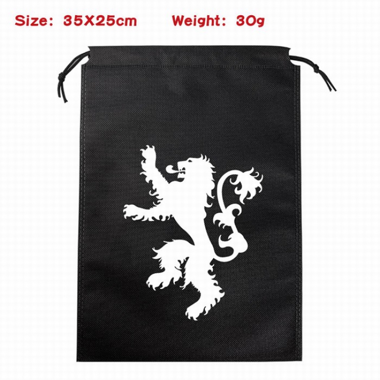 Game of Thrones Canvas drawstring storage pouch bag 35X25CM 30G Style 1