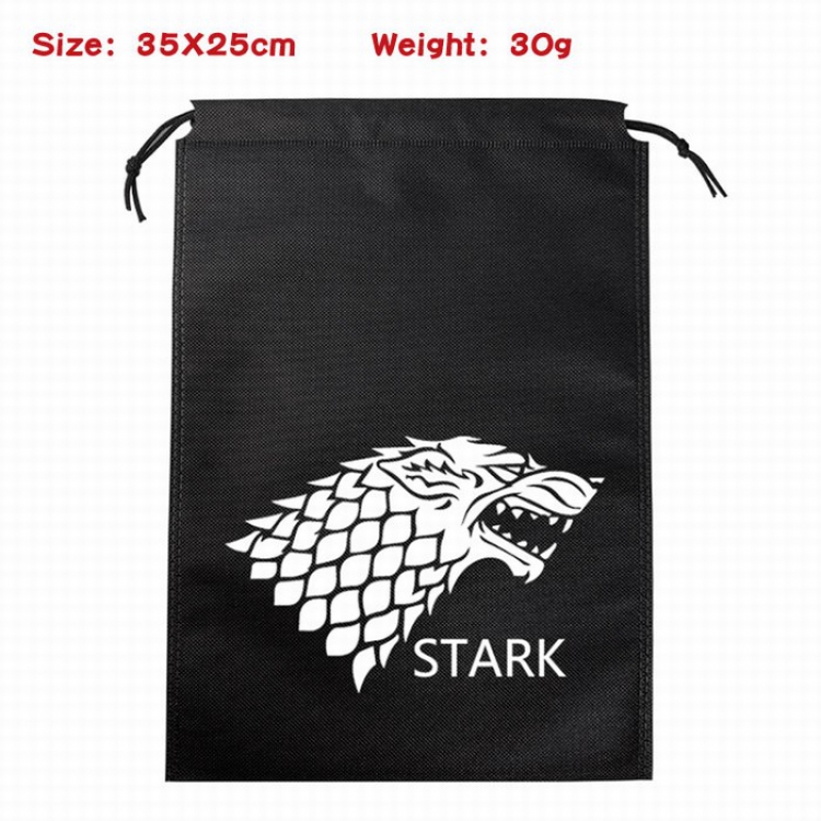 Game of Thrones Canvas drawstring storage pouch bag 35X25CM 30G Style 4