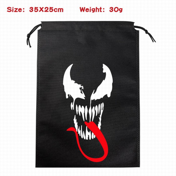 Venom Canvas drawstring storage pouch bag 35X25CM 30G Style 2