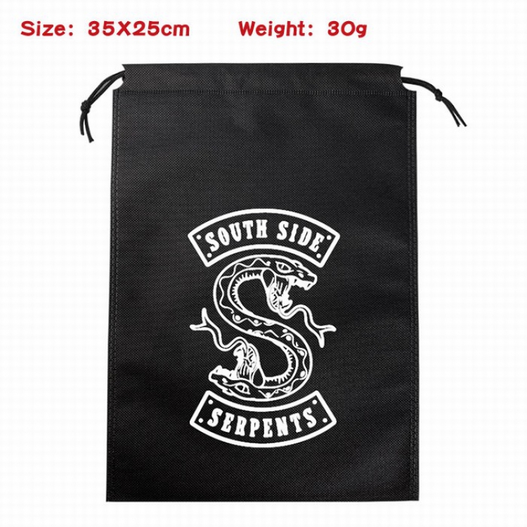 Riverdale Canvas drawstring storage pouch bag 35X25CM 30G Style 1