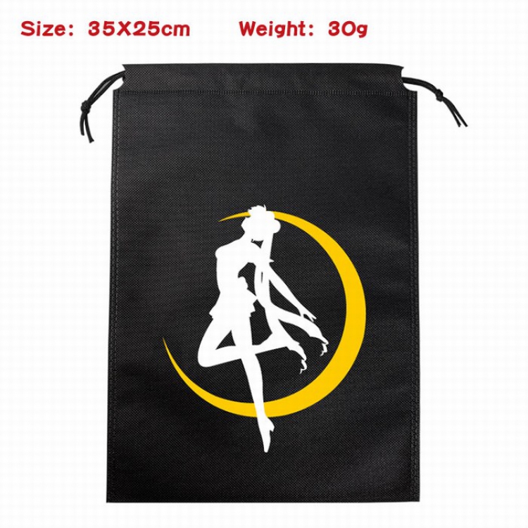 sailormoon Canvas drawstring storage pouch bag 35X25CM 30G Style 1