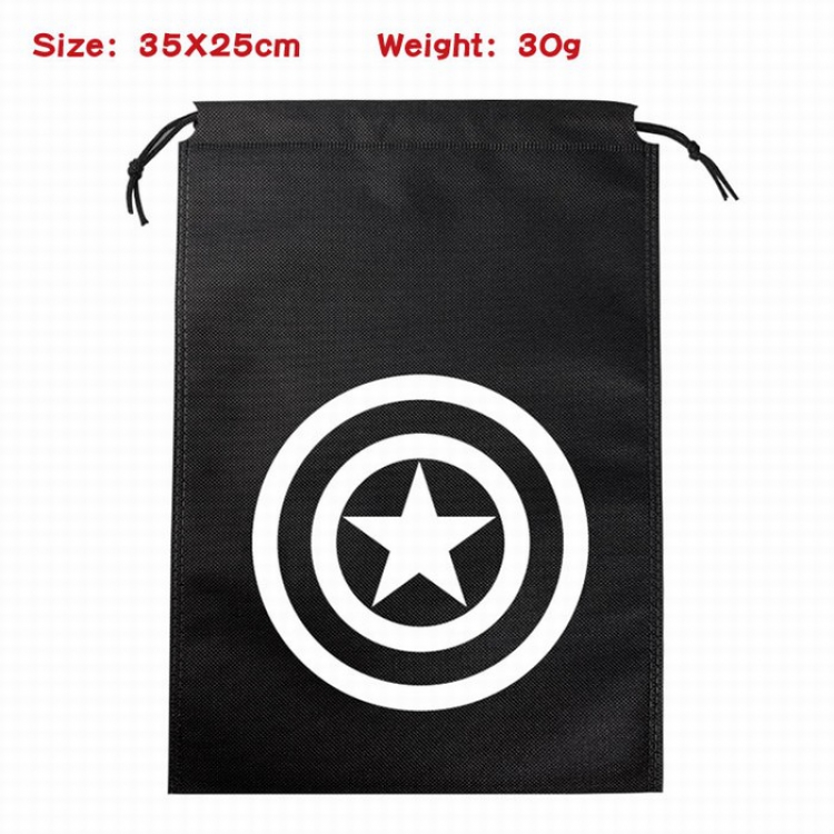 Superhero series Canvas drawstring storage pouch bag 35X25CM 30G Style 12