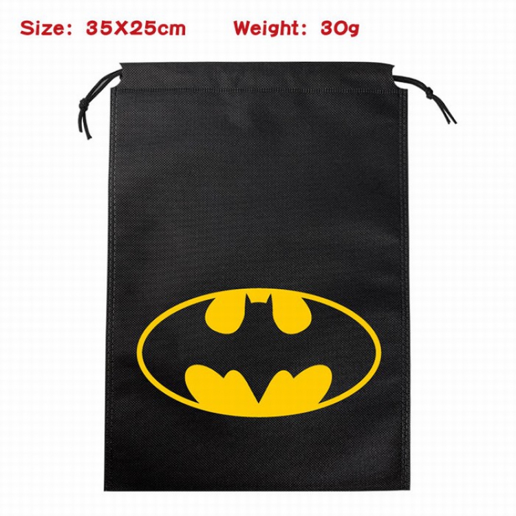 Superhero series Canvas drawstring storage pouch bag 35X25CM 30G Style 10