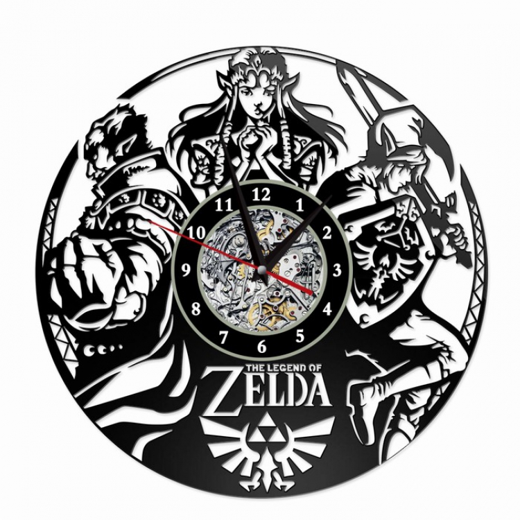 The Legend of Zelda Creative painting wall clocks and clocks PVC material No battery Style 14