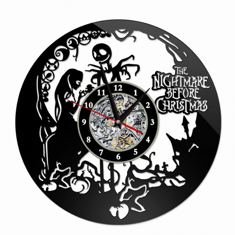 Jack Creative painting wall clocks and clocks PVC material No battery Style 3