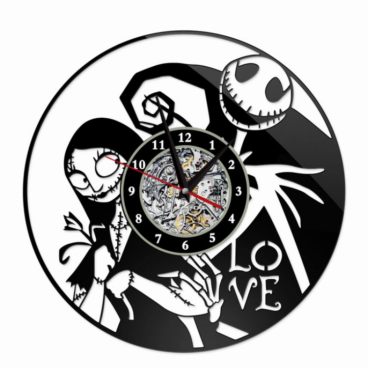 Jack Creative painting wall clocks and clocks PVC material No battery Style 6