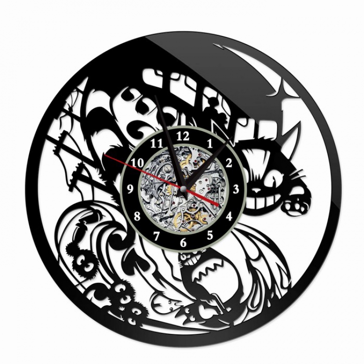 TOTORO Creative painting wall clocks and clocks PVC material No battery Style 14