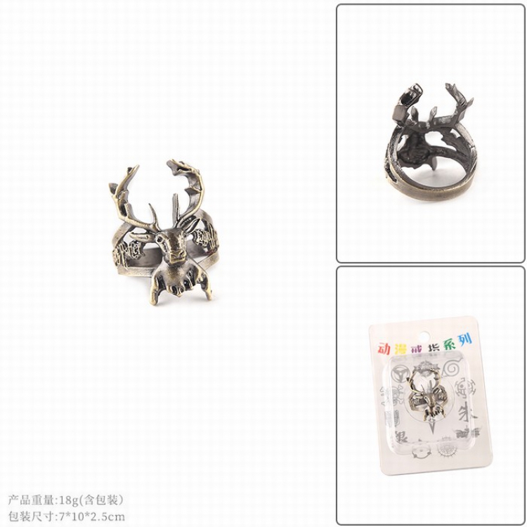 Harry Potter Rings Openwork ring Card loading style E
