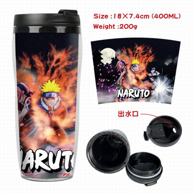 Naruto Starbucks Leakproof Insulation cup Kettle 7.4X18CM 400ML Style 1