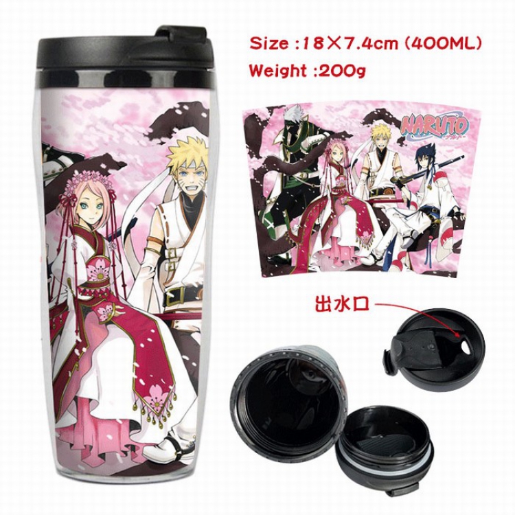 Naruto Starbucks Leakproof Insulation cup Kettle 7.4X18CM 400ML Style 6