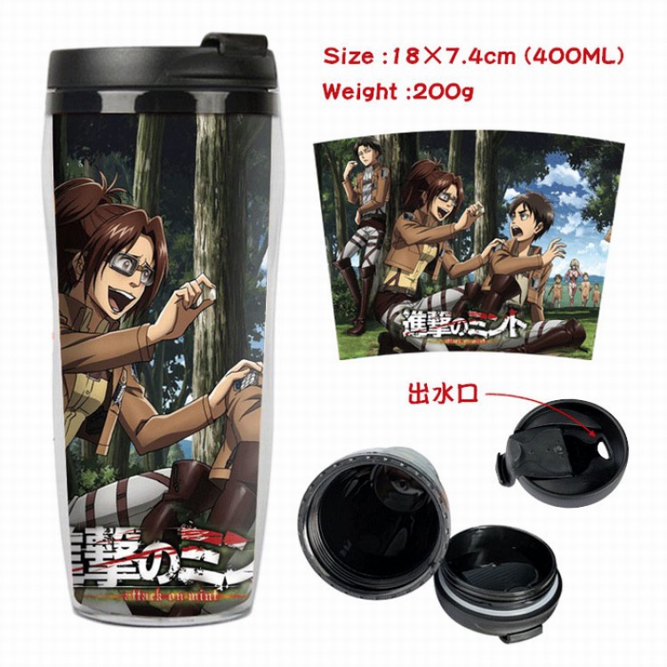 Shingeki no Kyojin Starbucks Leakproof Insulation cup Kettle 7.4X18CM 400ML Style 3