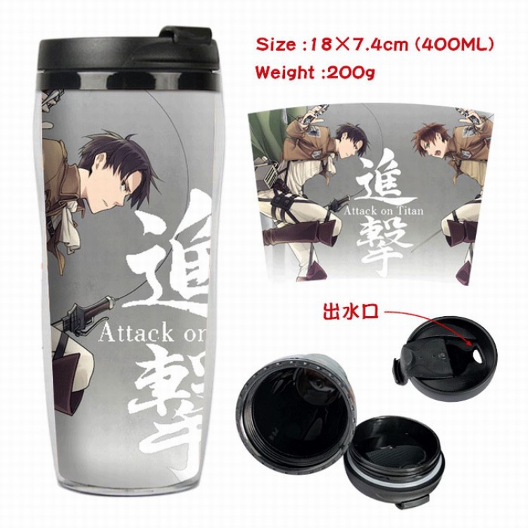 Shingeki no Kyojin Starbucks Leakproof Insulation cup Kettle 7.4X18CM 400ML Style 2