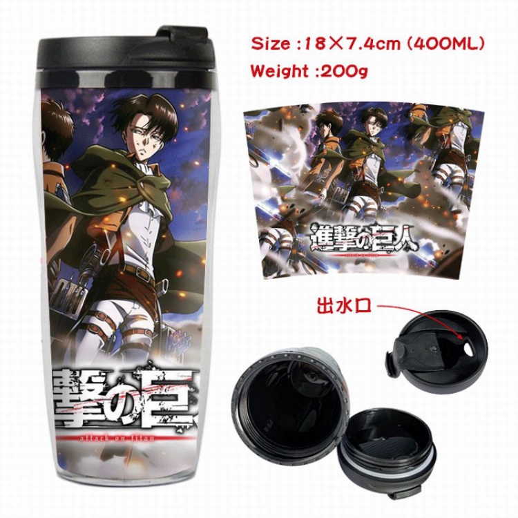 Shingeki no Kyojin Starbucks Leakproof Insulation cup Kettle 7.4X18CM 400ML Style 5