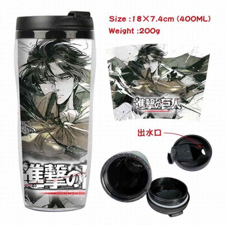 Shingeki no Kyojin Starbucks Leakproof Insulation cup Kettle 7.4X18CM 400ML Style 6