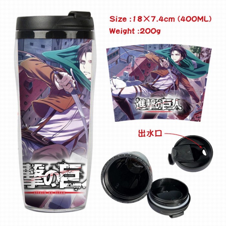 Shingeki no Kyojin Starbucks Leakproof Insulation cup Kettle 7.4X18CM 400ML Style 7