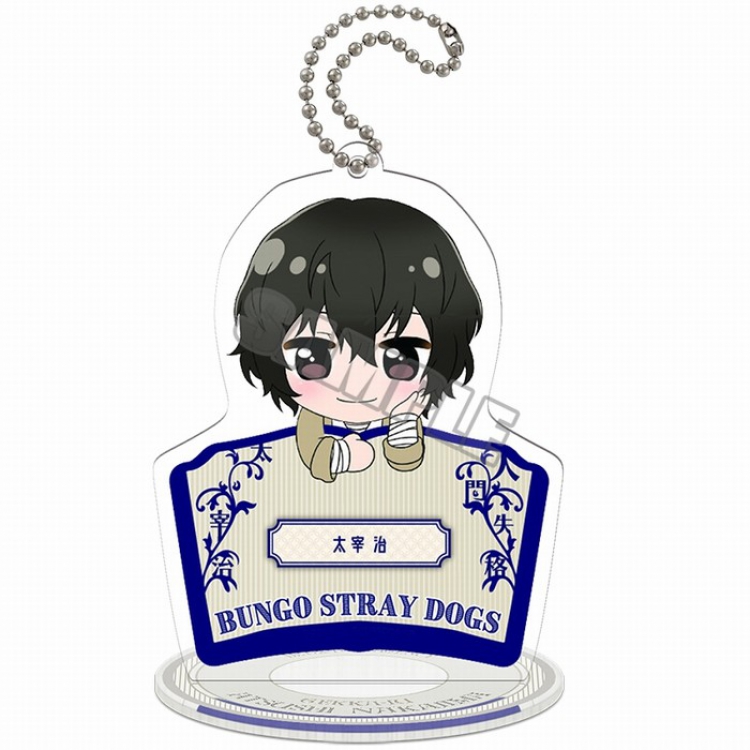 Bungo Stray Dogs Q version Small Standing Plates Acrylic keychain pendant 9-10CM Style J