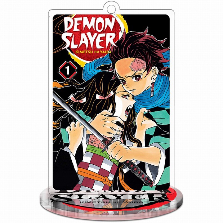 Demon Slayer Kimets Acrylic Key Chain pendant 9-10CM Style 1