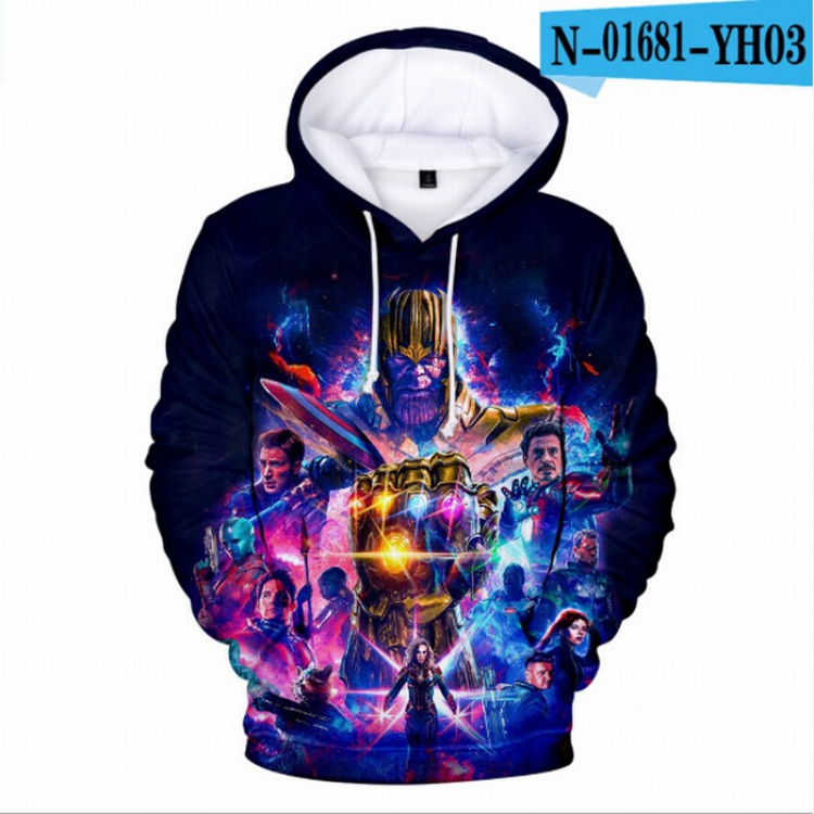 The avengers allianc Long sleeve Hoodie XXS-4XL total of 9 yards price for 2 pcs Style E