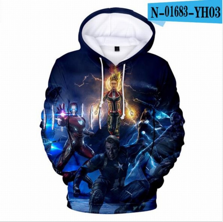 The avengers allianc Long sleeve Hoodie XXS-4XL total of 9 yards price for 2 pcs Style C