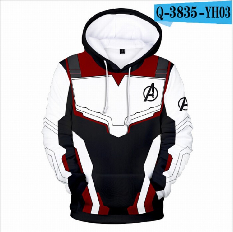 The avengers allianc Long sleeve Hoodie XXS-4XL total of 9 yards price for 2 pcs Style B