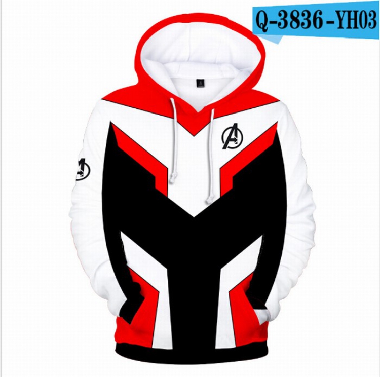 The avengers allianc Long sleeve Hoodie XXS-4XL total of 9 yards price for 2 pcs Style A