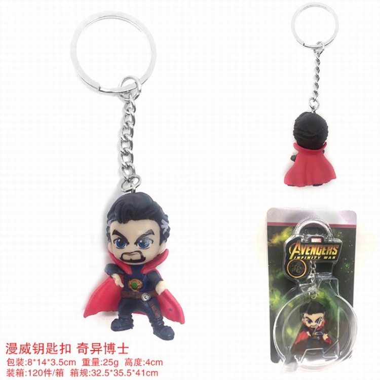 The Avengers Doctor Strange Doll Keychain pendant 4CM a box of 120