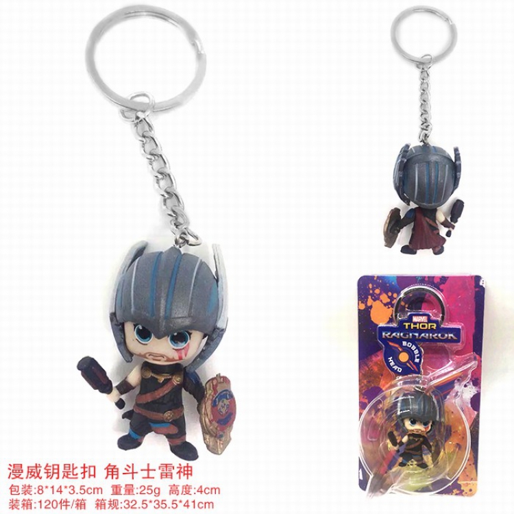 The Avengers Thor Doll Keychain pendant 4CM a box of 120