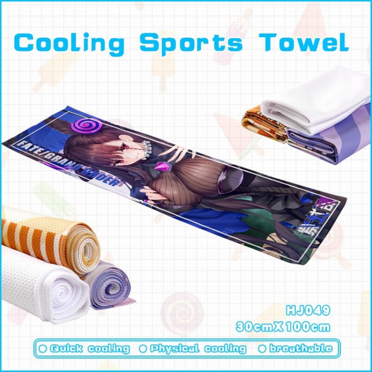 Fate Grand Order Cooling Sports Sweat towel 30X100CM HJ049