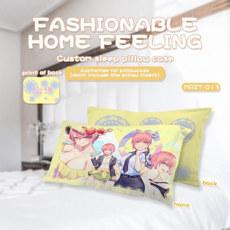 The Quintessential Quintuplets Personalized home boutique Plush Sleeping Pillowcase 48X47CM price for 1 pcs MRZT-013
