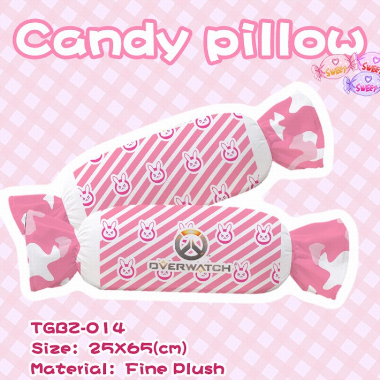 Overwatch Anime Plush candy pillow 25X65CM TGBZ-014