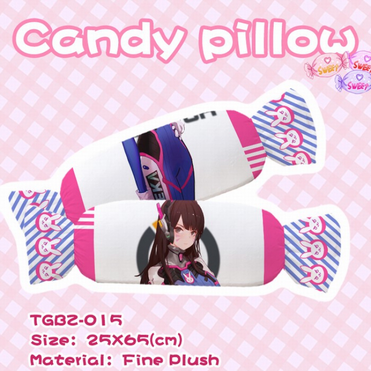 Overwatch Anime Plush candy pillow 25X65CM TGBZ-015