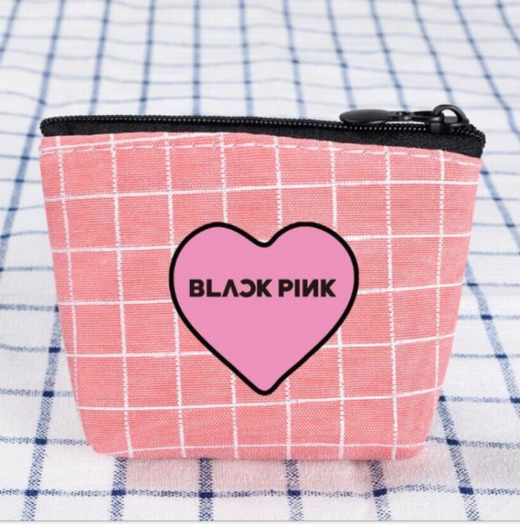 BLACKPINK Korean stars Card pocket coin purse storage bag 10.5X8.5CM price for 5 pcs Style B