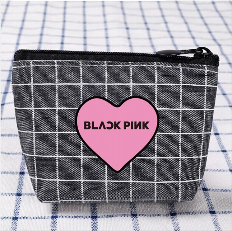 BLACKPINK Korean stars Card pocket coin purse storage bag 10.5X8.5CM price for 5 pcs Style C