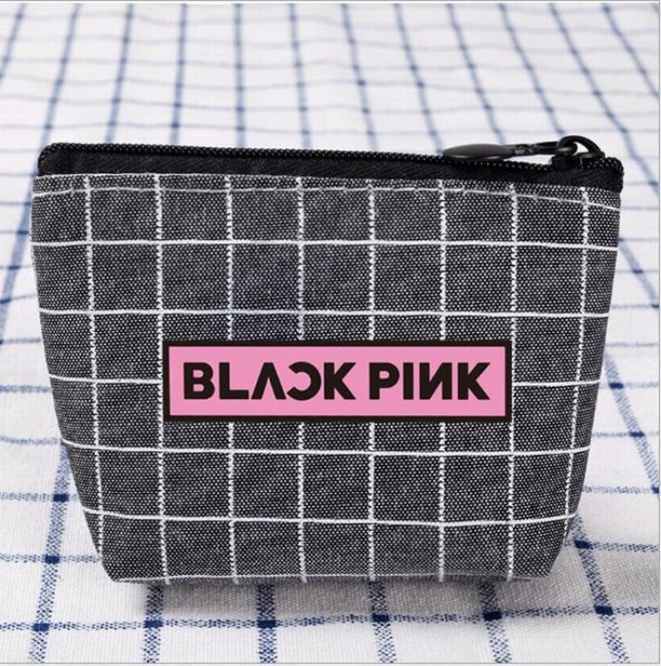 BLACKPINK Korean stars Card pocket coin purse storage bag 10.5X8.5CM price for 5 pcs Style E