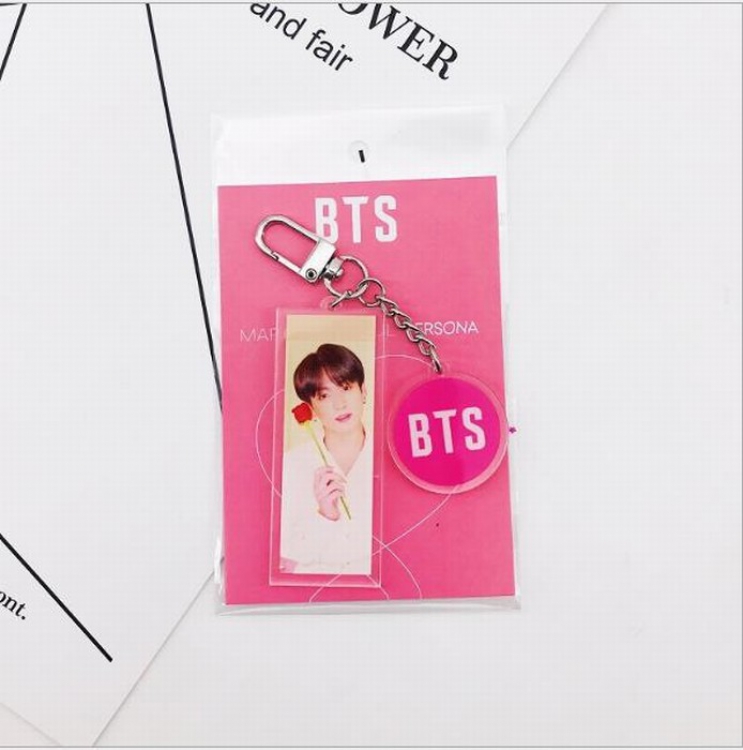 BTS Acrylic keychain pendant price for 5 pcs Style D