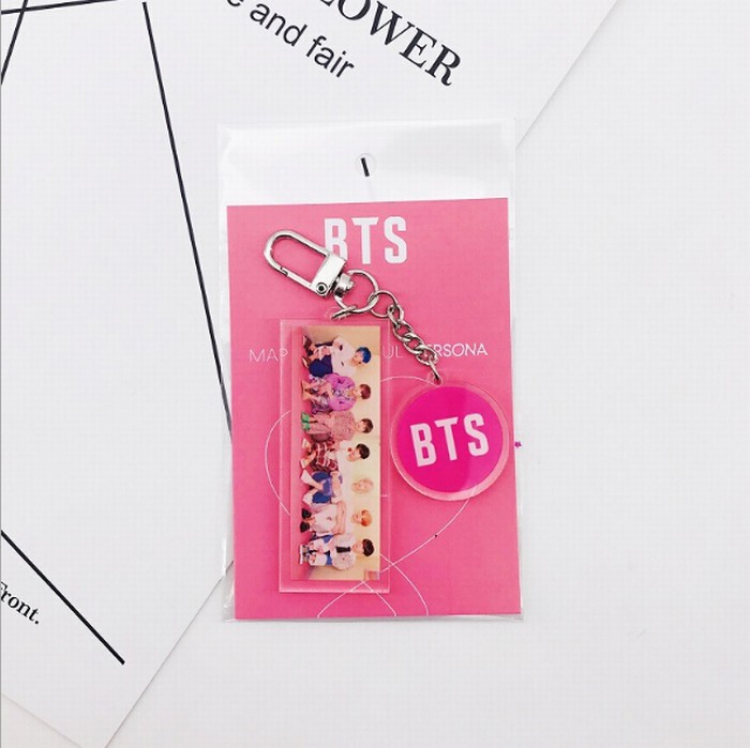 BTS  Acrylic keychain pendant price for 5 pcs Style H