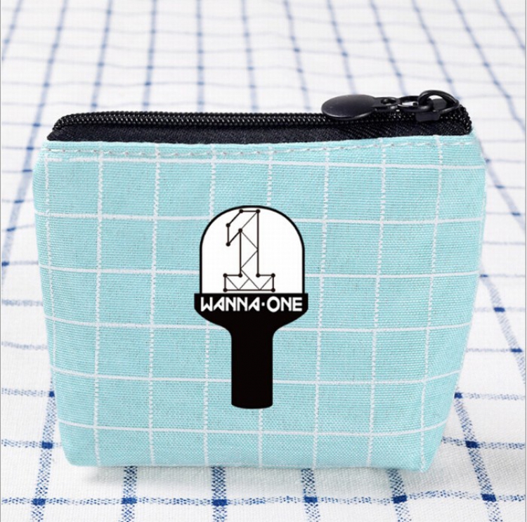 WANNAONE Korean stars Card pocket coin purse storage bag 10.5X8.5CM price for 5 pcs Style A