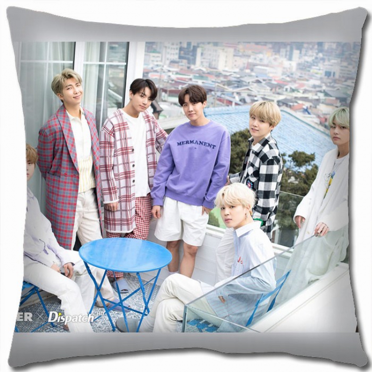 BTS Double-sided full color Pillow Cushion 45X45CM BS-290 NO FILLING