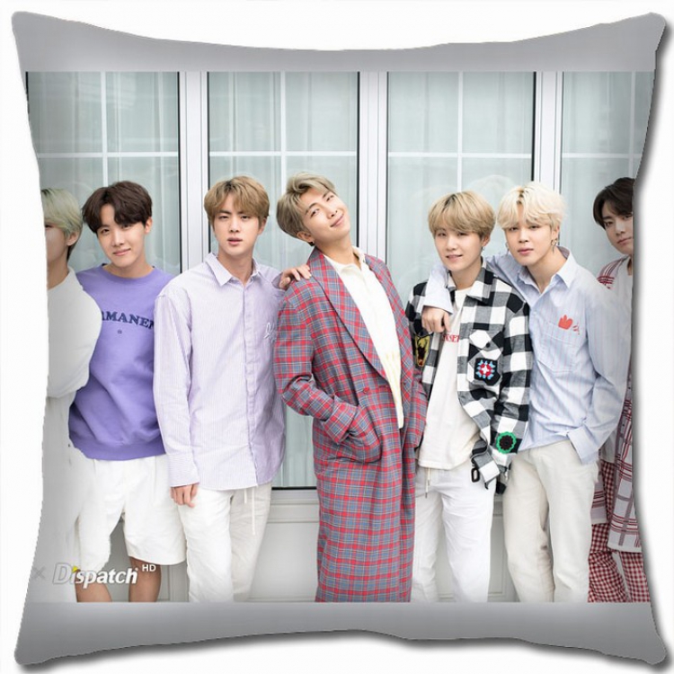 BTS Double-sided full color Pillow Cushion 45X45CM BS-289 NO FILLING