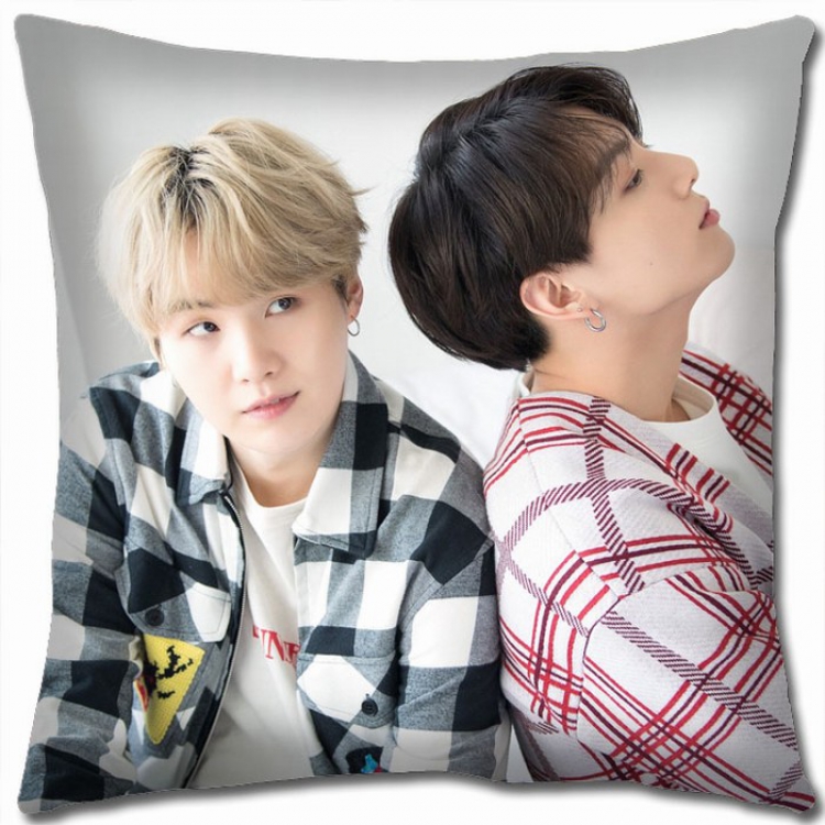 BTS Double-sided full color Pillow Cushion 45X45CM BS-291 NO FILLING