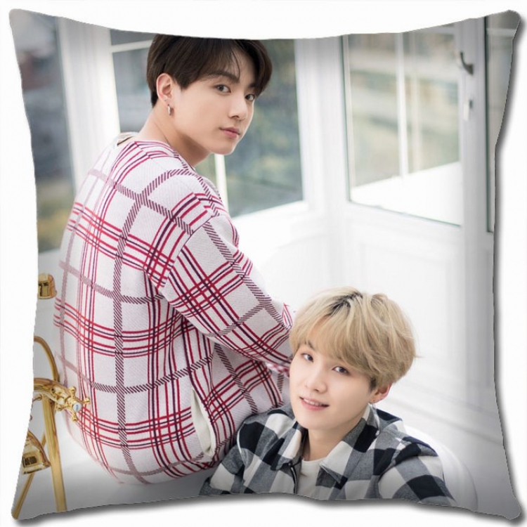 BTS Double-sided full color Pillow Cushion 45X45CM BS-293 NO FILLING