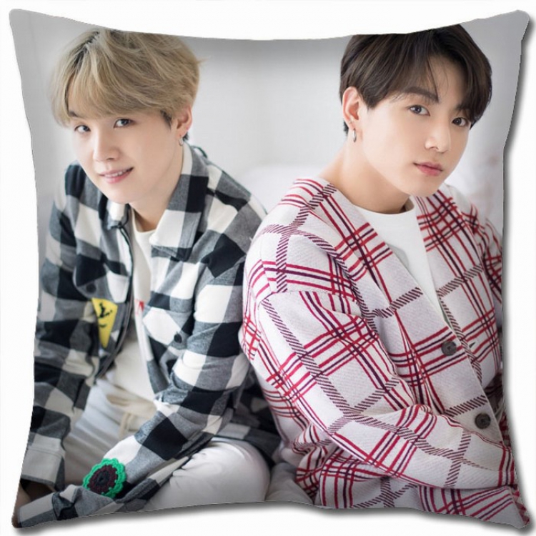 BTS Double-sided full color Pillow Cushion 45X45CM BS-294 NO FILLING